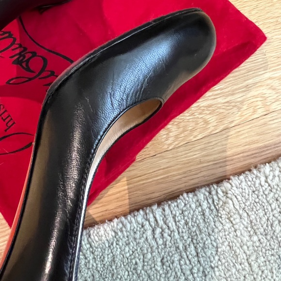 Christian Louboutin Black Leather Pumps - Picture 11 of 15